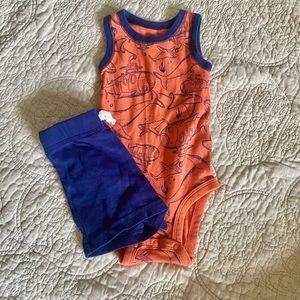 Boy submarine and whale outfit